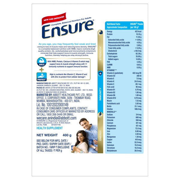Ensure Nutritional Powder Chocolate Flavour - Distacart